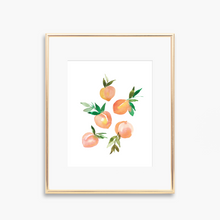 Load image into Gallery viewer, Peach No. 3 Watercolor Fruit Art Print
