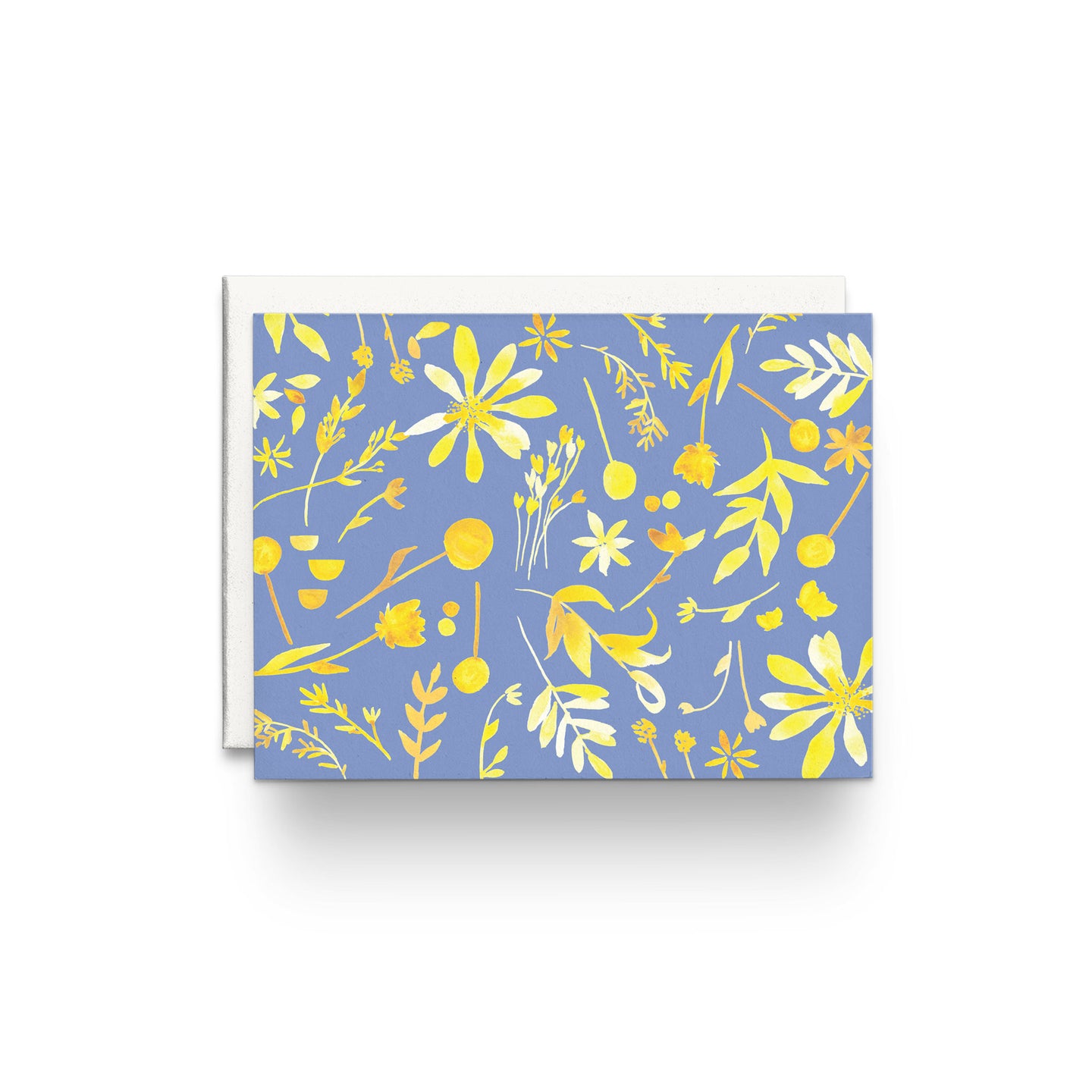YELLOW & BLUE FLORAL