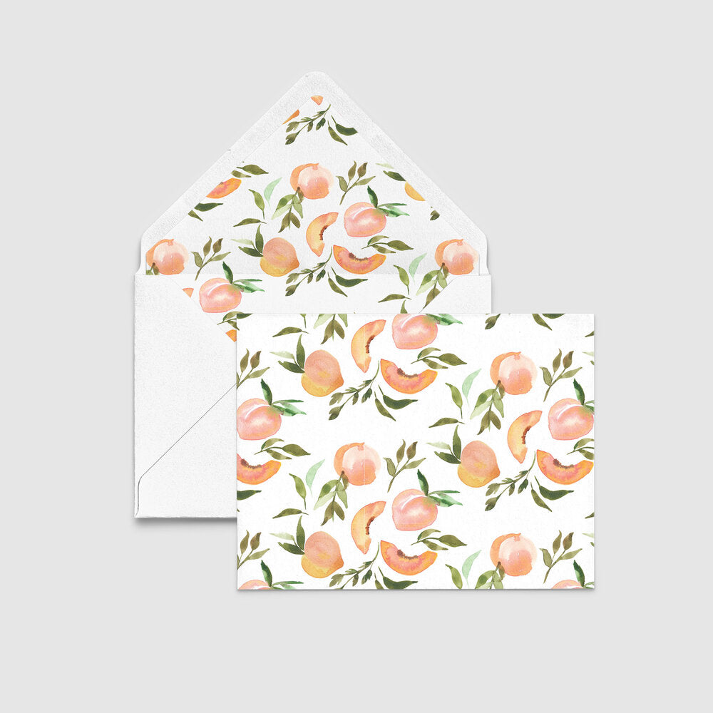 Peach Pattern Card