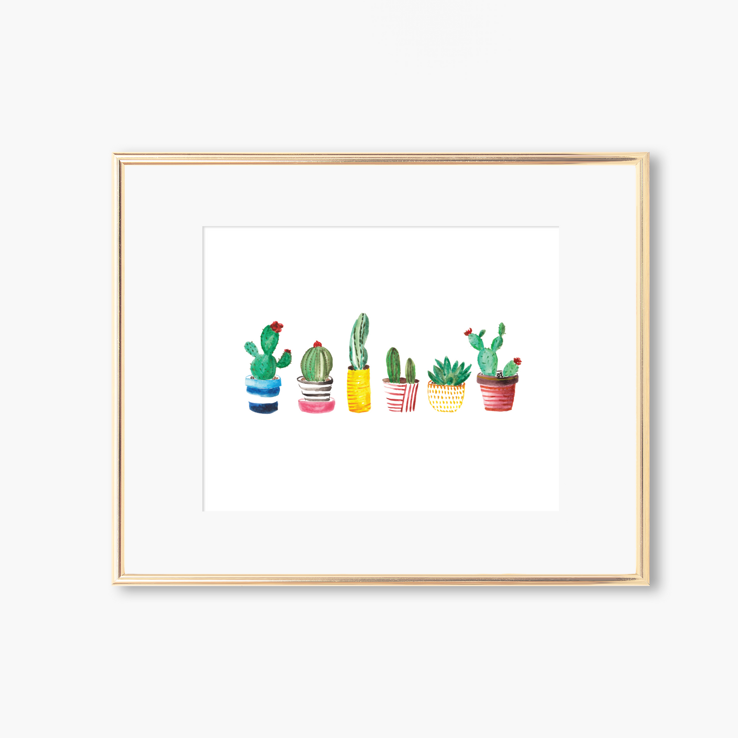 Cacti and Succulent Art Print