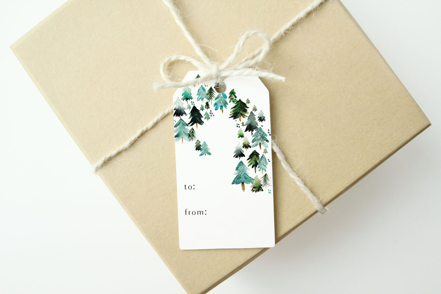 Winter Forest Gift Tags