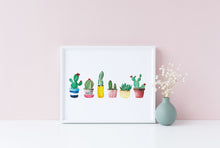 Load image into Gallery viewer, Cacti and Succulent Art Print
