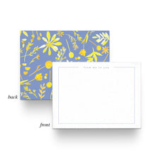 Load image into Gallery viewer, Yellow Floral Flat Notecards (Boxed Set of 8)
