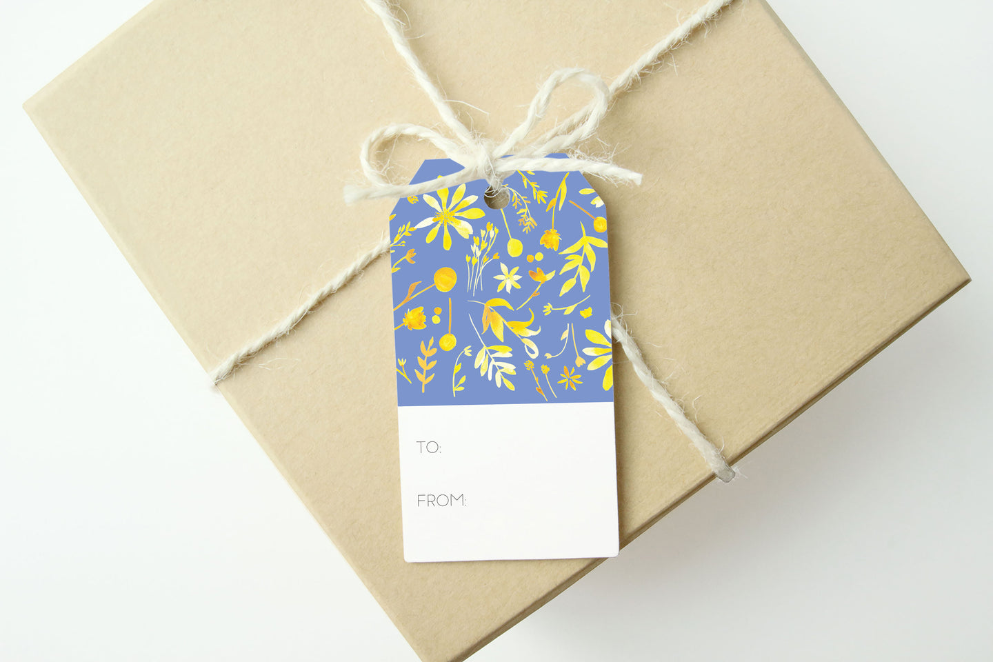 Yellow & Blue Gift Tags