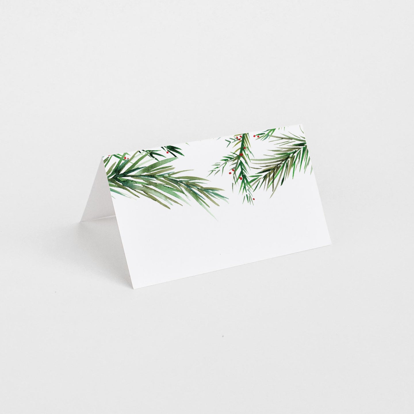 Holiday Branches Place Cards (Set of 8)