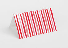 Load image into Gallery viewer, Red Stripes Place Cards
